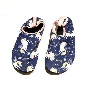 TF Unicorn Print Purple Water Shoes Youth Girls Size 1-2